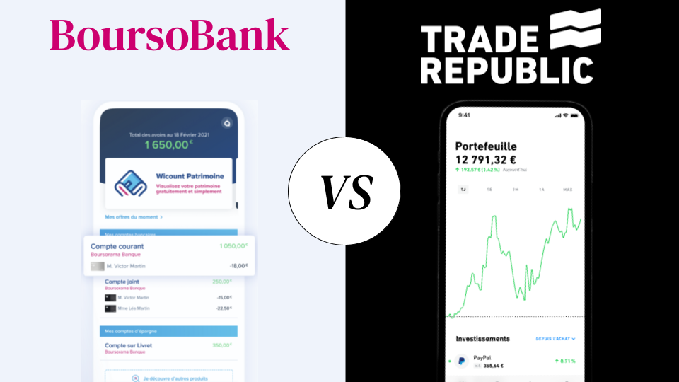 Trade republic vs Boursorama